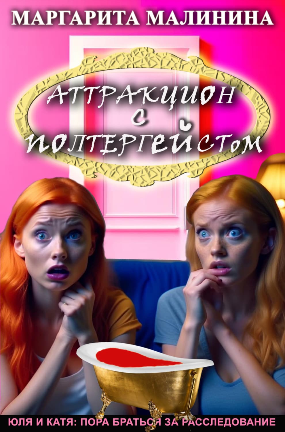 Обложка книги «Аттракцион с полтергейстом» — Маргарита Малинина