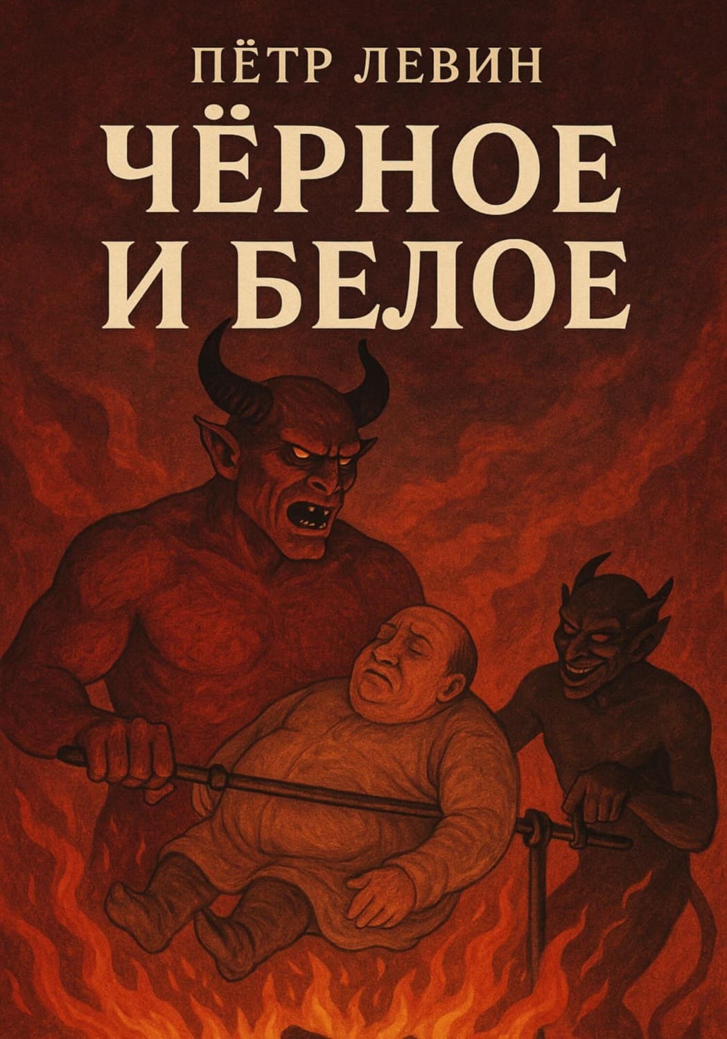Обложка книги «Чёрное и белое» — Петр Левин