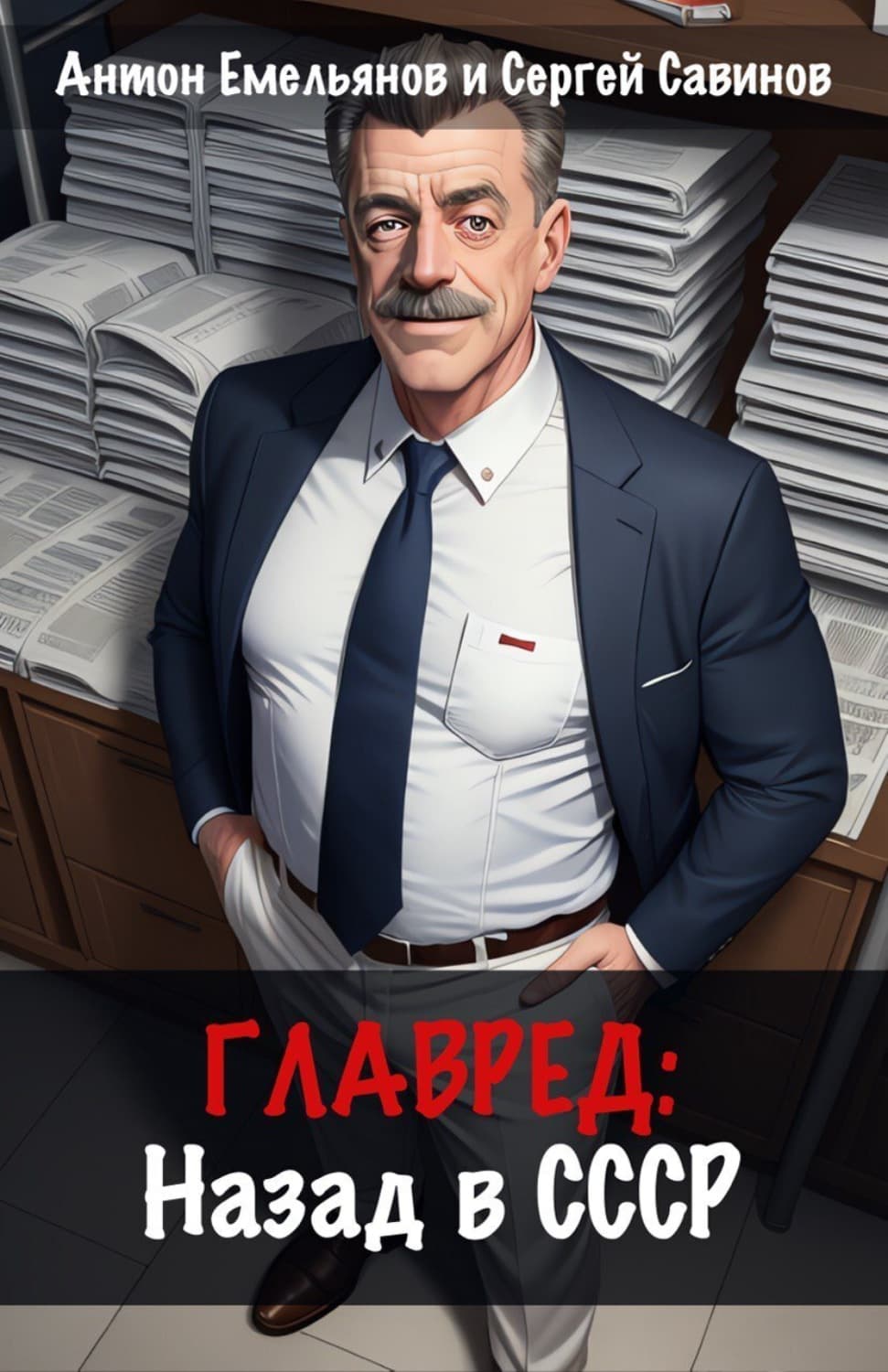 Обложка книги «Главред: Назад в СССР. Книга 1» — Сергей Савинов