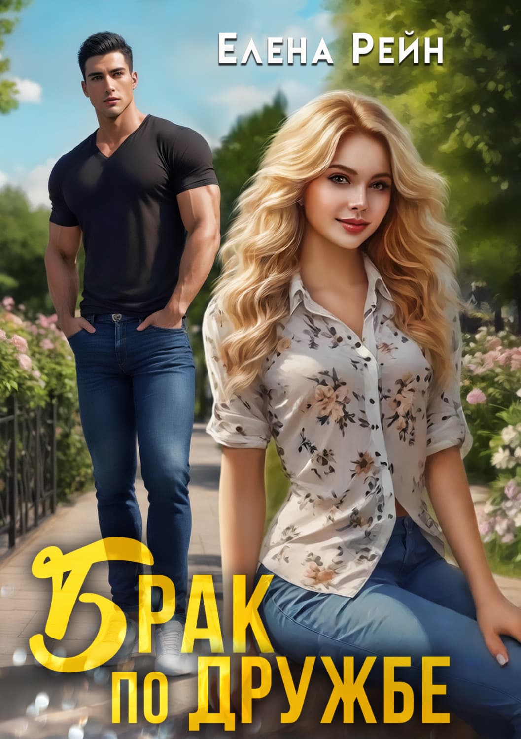 Обложка книги «Брак по дружбе» — Елена Рейн