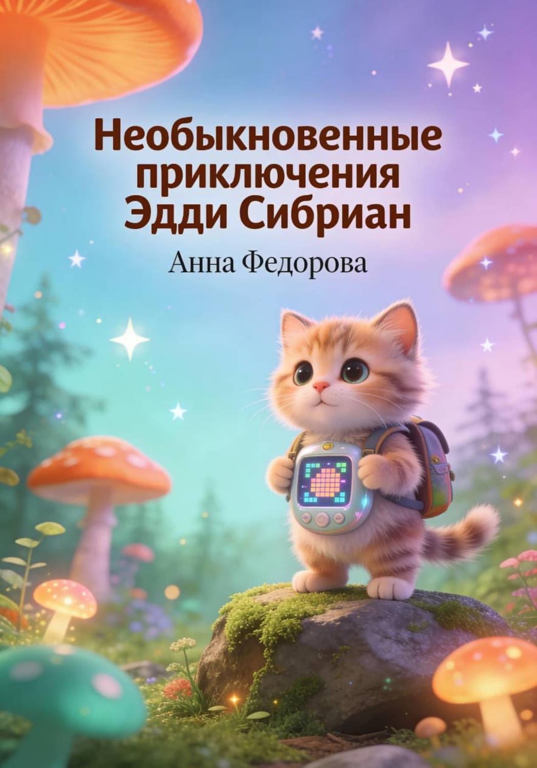 Обложка книги «Необыкновенные приключения Эдди Сибриан» — Анна Федорова
