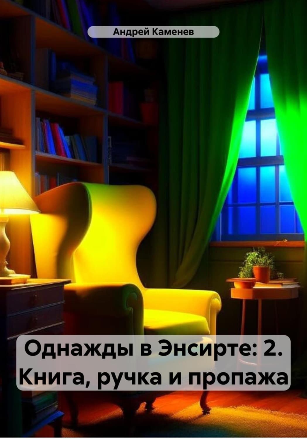 Обложка книги «Однажды в Энсирте: 2. Книга, ручка и пропажа» — Алекс Каменев