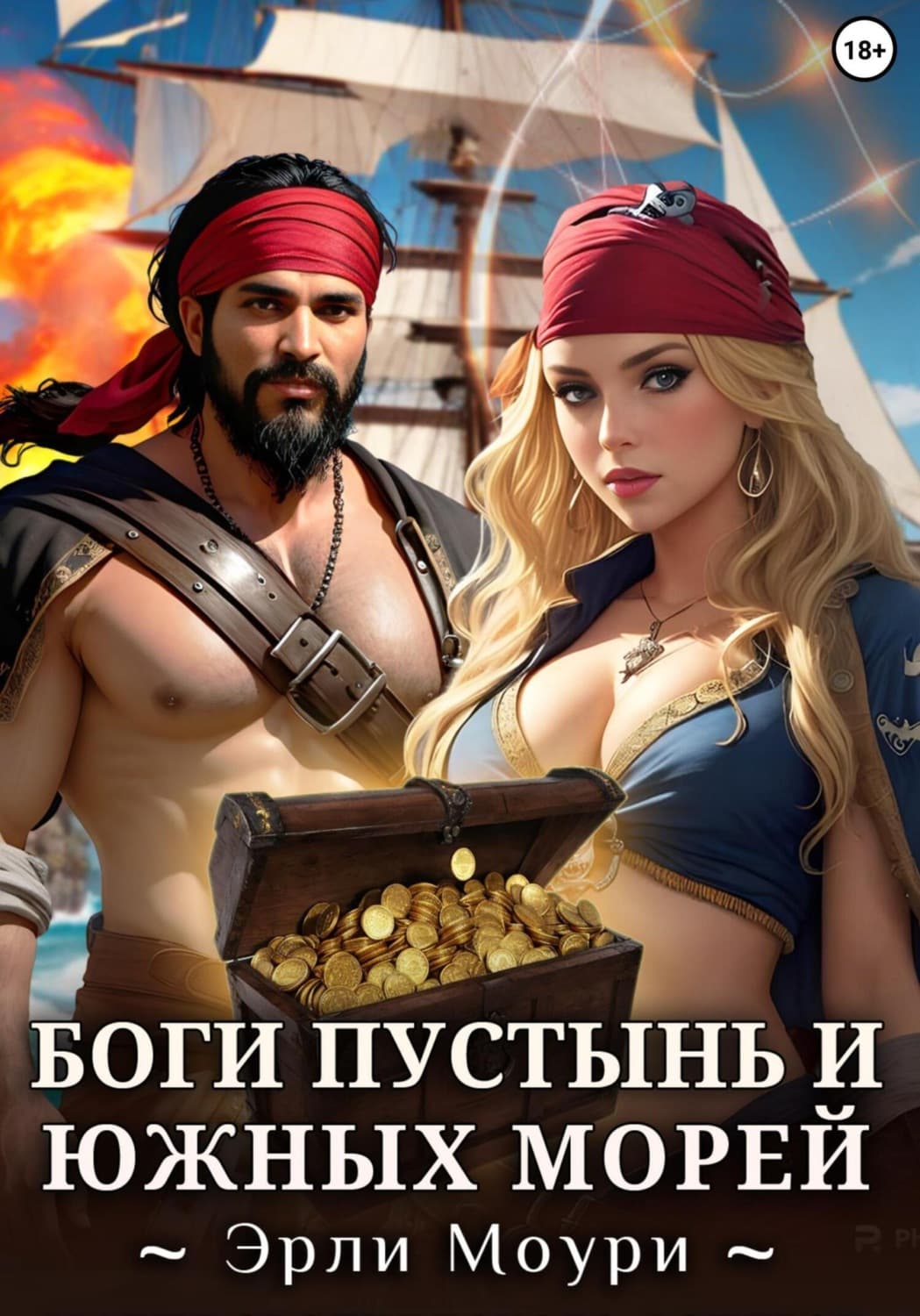 Обложка книги «Боги пустынь и южных морей» — Эрли Моури