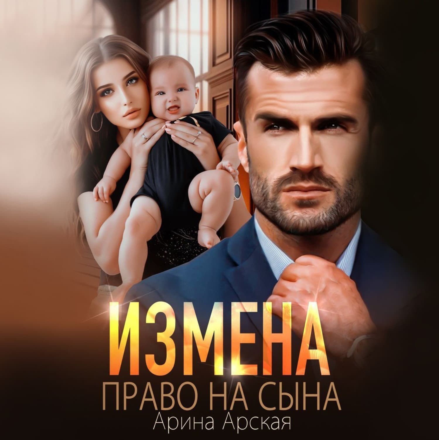 Обложка книги «Измена. Право на сына» — Арина Арская