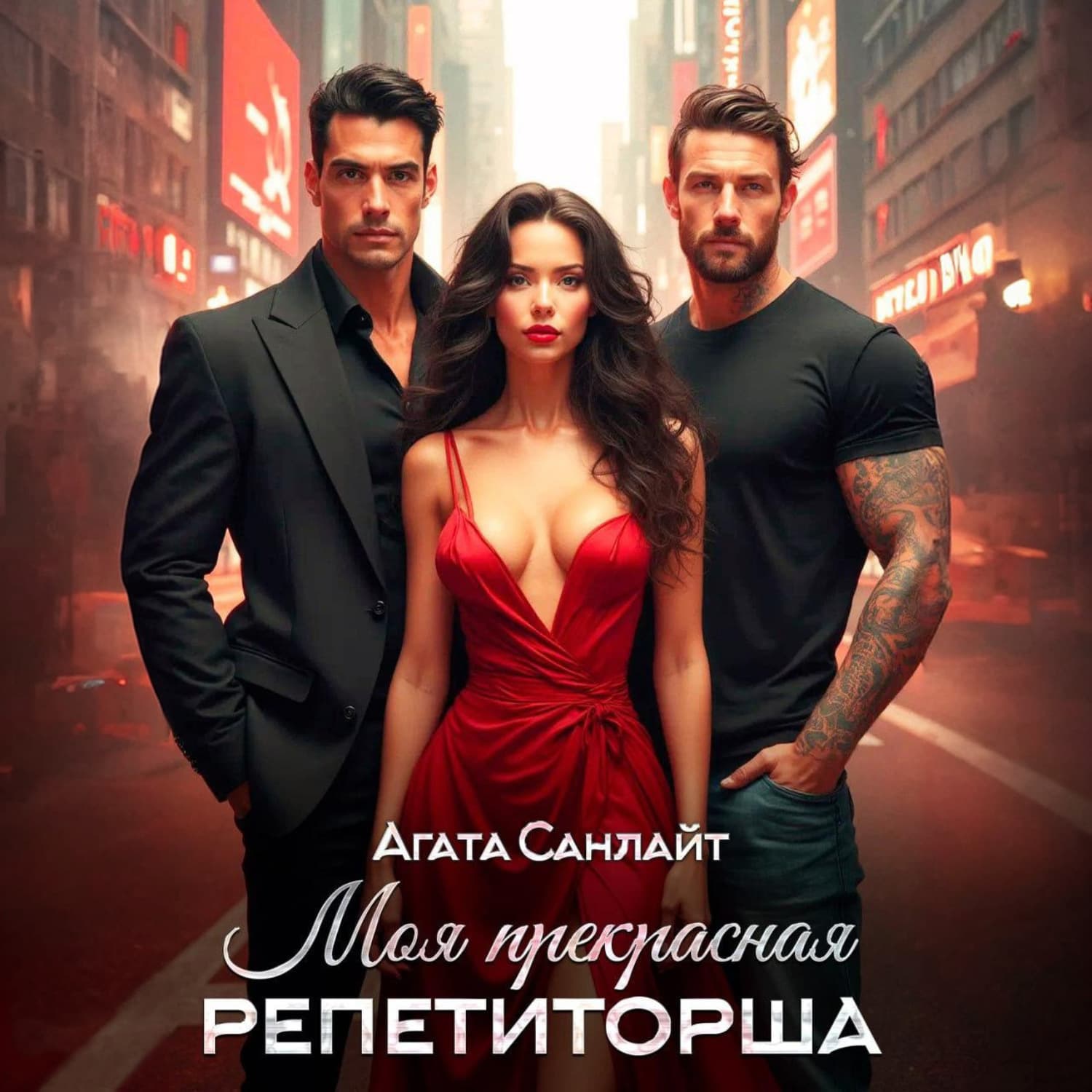Обложка книги «Моя прекрасная репетиторша» — Агата Санлайт
