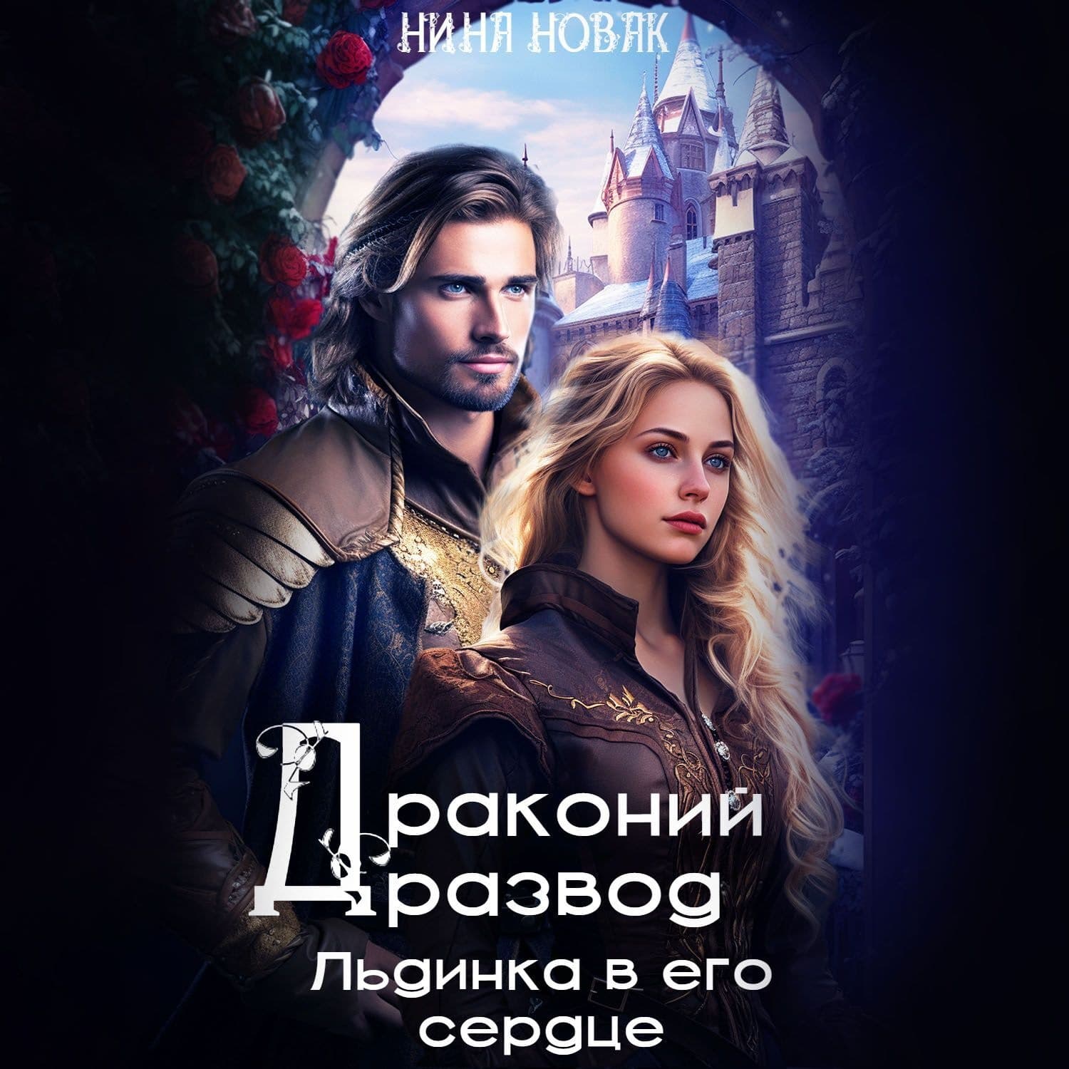 Обложка книги «Драконий развод, или льдинка в его сердце» — Николета Новак