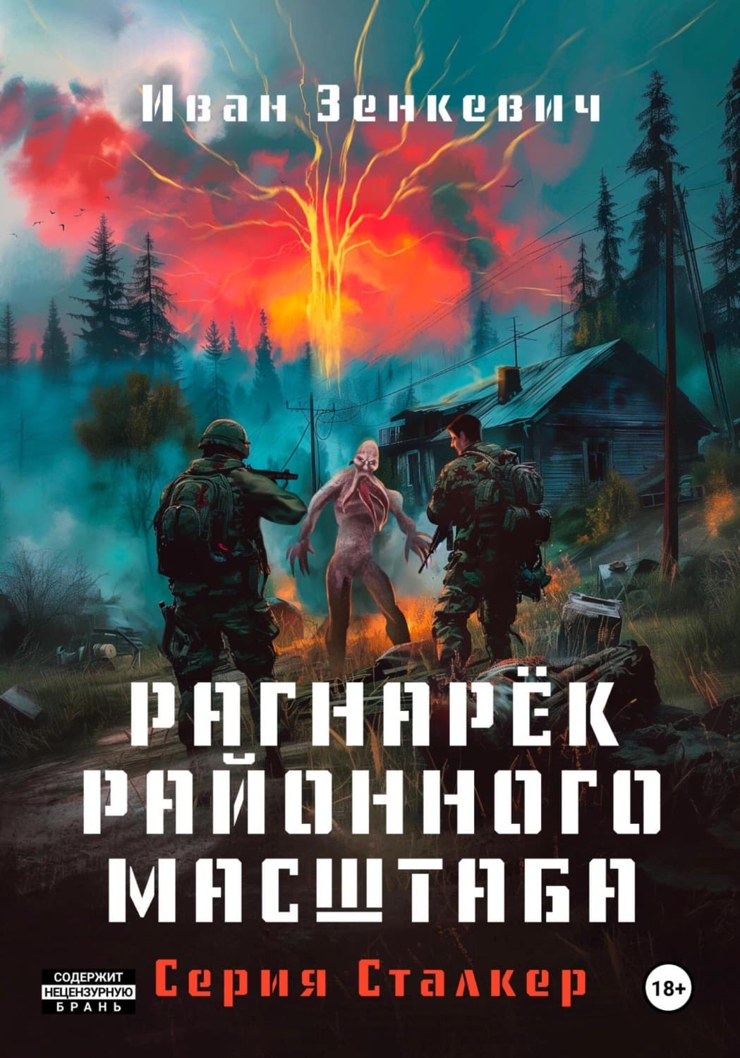 Обложка книги «Сталкер. Рагна́рёк районного масштаба» — Иван