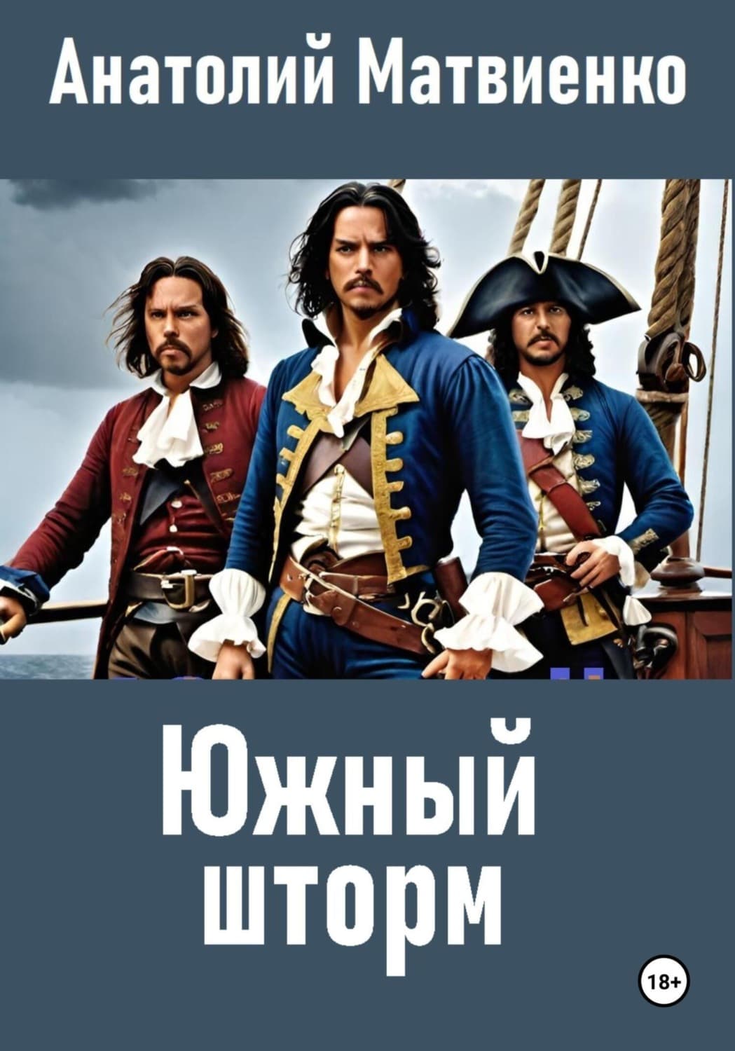 Обложка книги «Южный шторм» — Анатолий Матвиенко