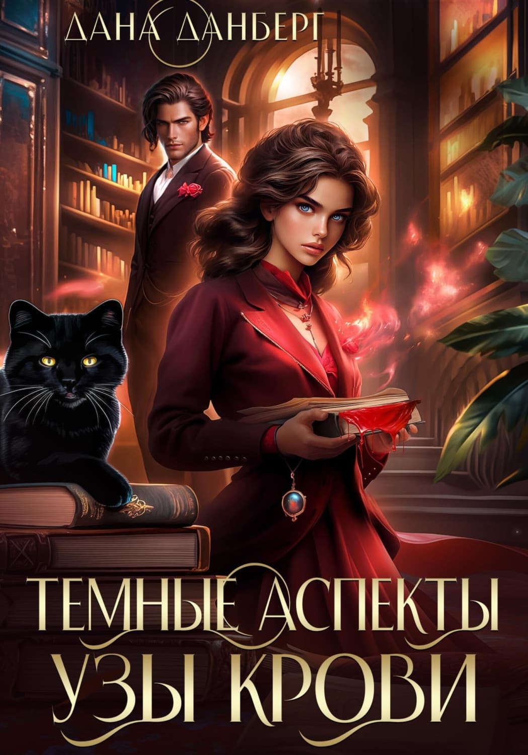 Обложка книги «Темные Аспекты. Узы Крови» — Дана Данберг