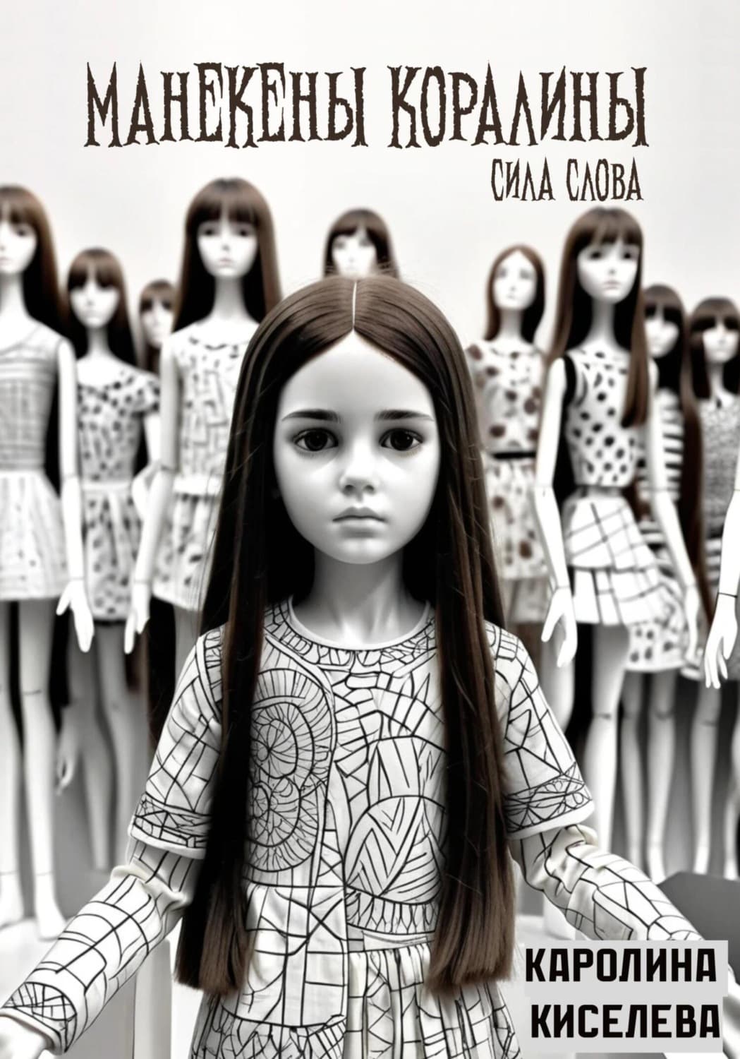 Обложка книги «Манекены Коралины. Сила слова» — Ксения Киселева