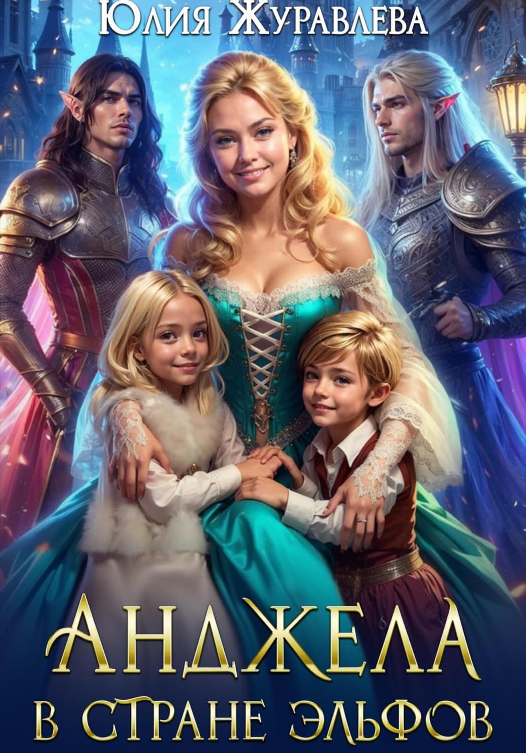 Обложка книги «Анджела в стране эльфов» — Юлия Журавлева