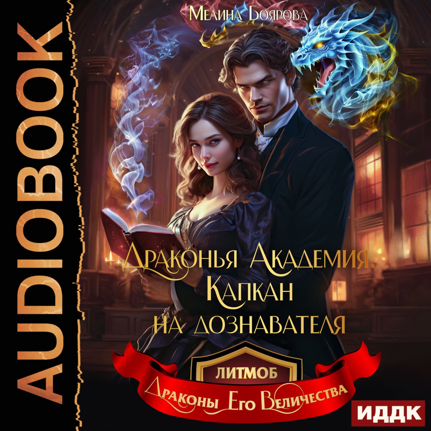 Обложка книги «Драконья академия. Капкан на дознавателя» — Мелина Боярова
