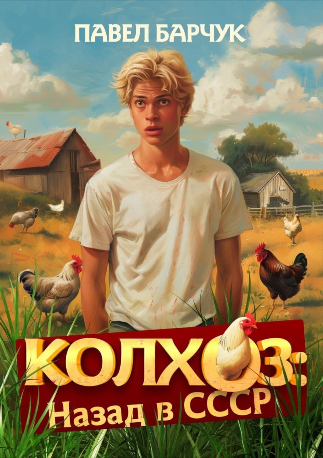 Обложка книги «Колхоз. Назад в СССР» — Петр Барчук