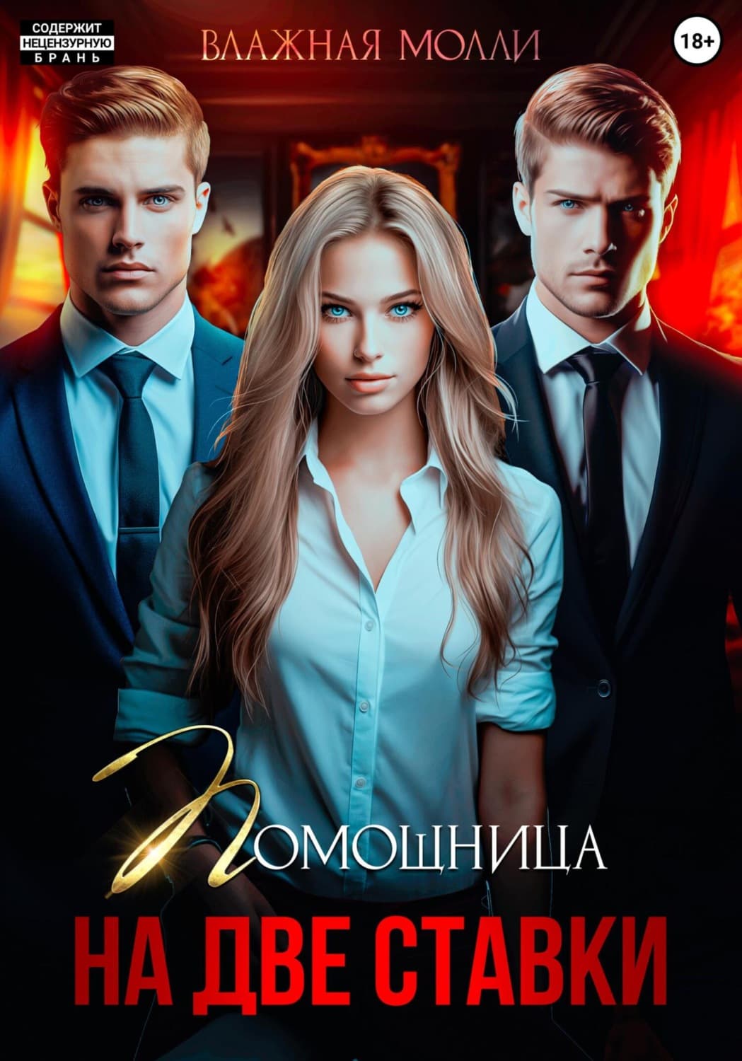 Обложка книги «Помощница на две ставки» — Влажная Молли