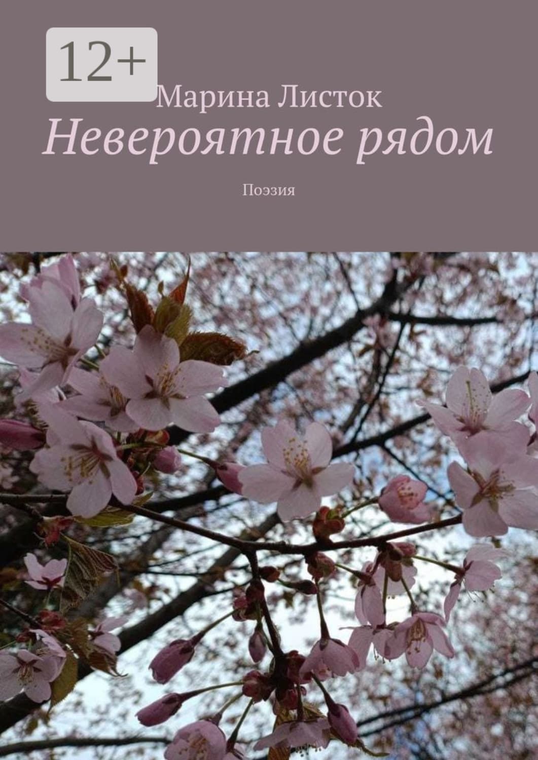 Обложка книги «Невероятное рядом. Поэзия» — Ли Марина