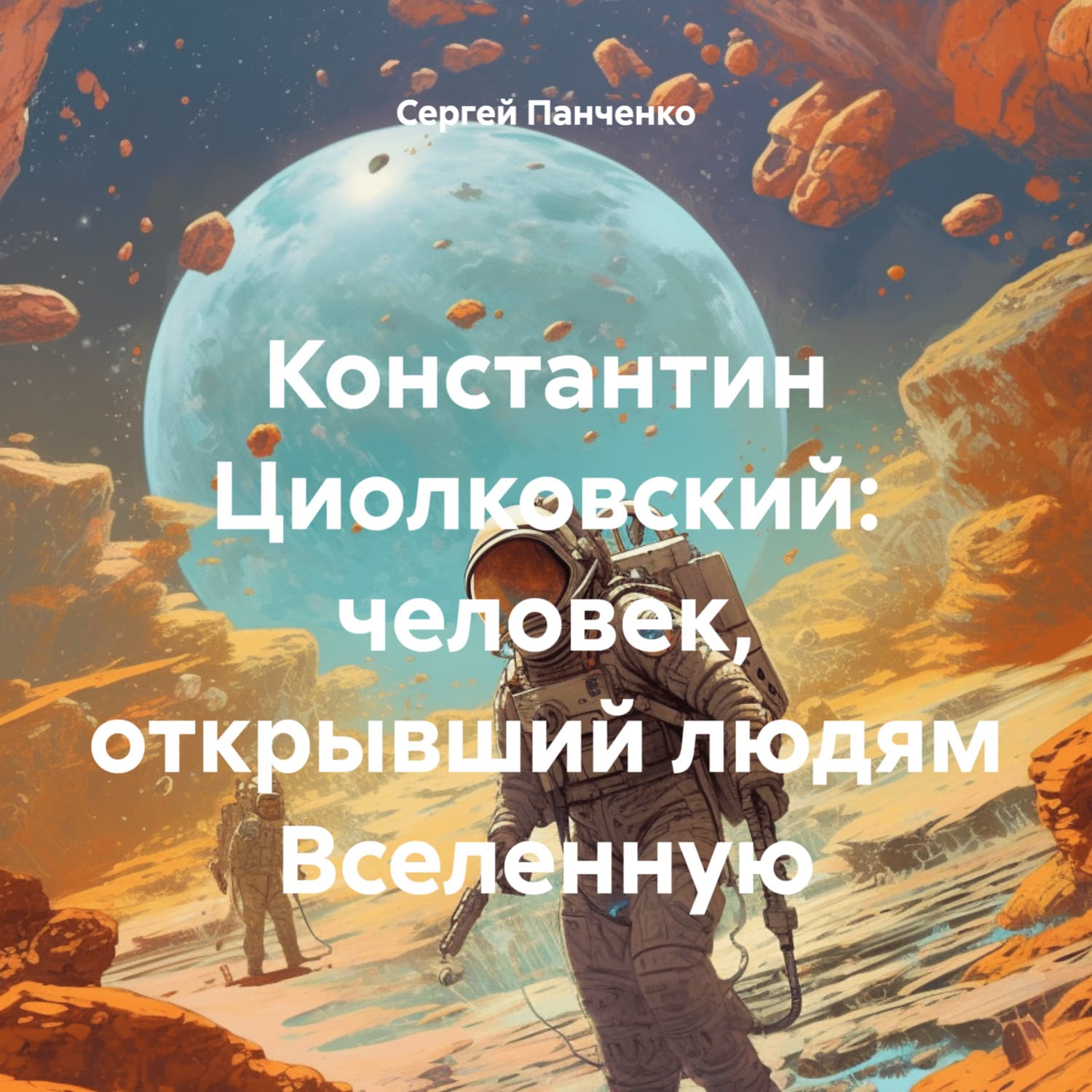 Обложка книги «Константин Циолковский: человек, открывший людям Вселенную» — Сергей Панченко