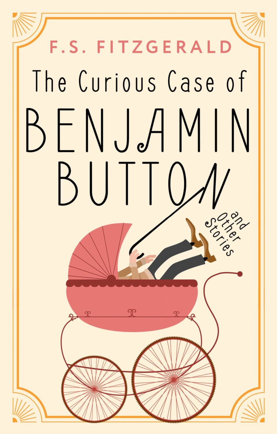 Обложка книги «The Curious Case of Benjamin Button / Загадочная история Бенджамина Баттона» — Фрэнсис Скотт Фицджеральд
