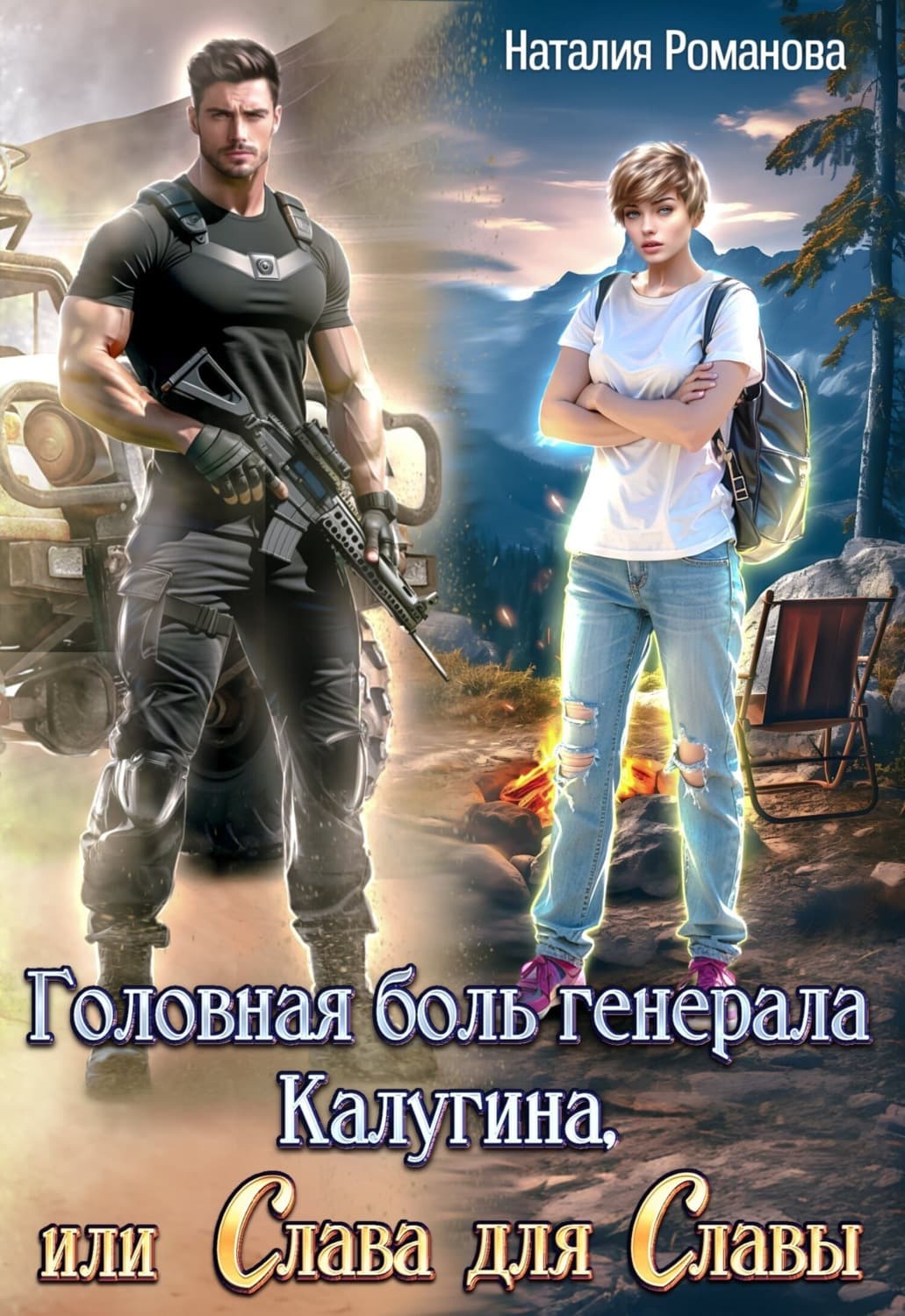 Обложка книги «Головная боль генерала Калугина, или Слава для Славы» — Наталья Романова