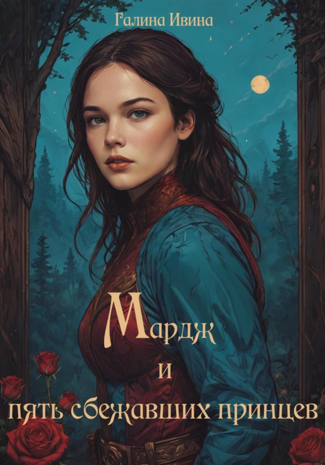Обложка книги «Мардж и пять сбежавших принцев» — Галина Ивина
