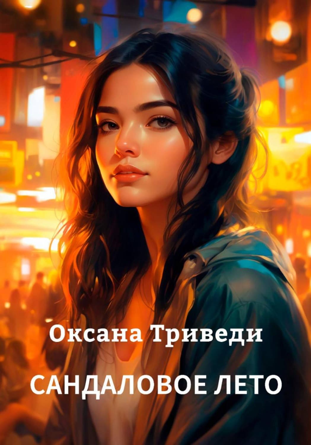 Обложка книги «Сандаловое лето» — Оксана Триведи