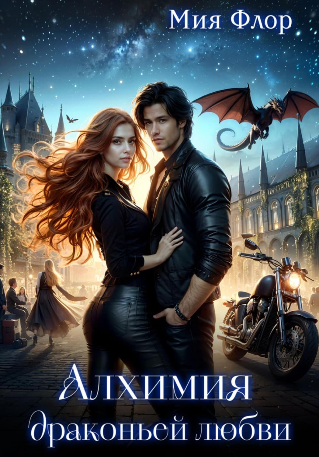 Обложка книги «Алхимия драконьей любви» — Мия Флор