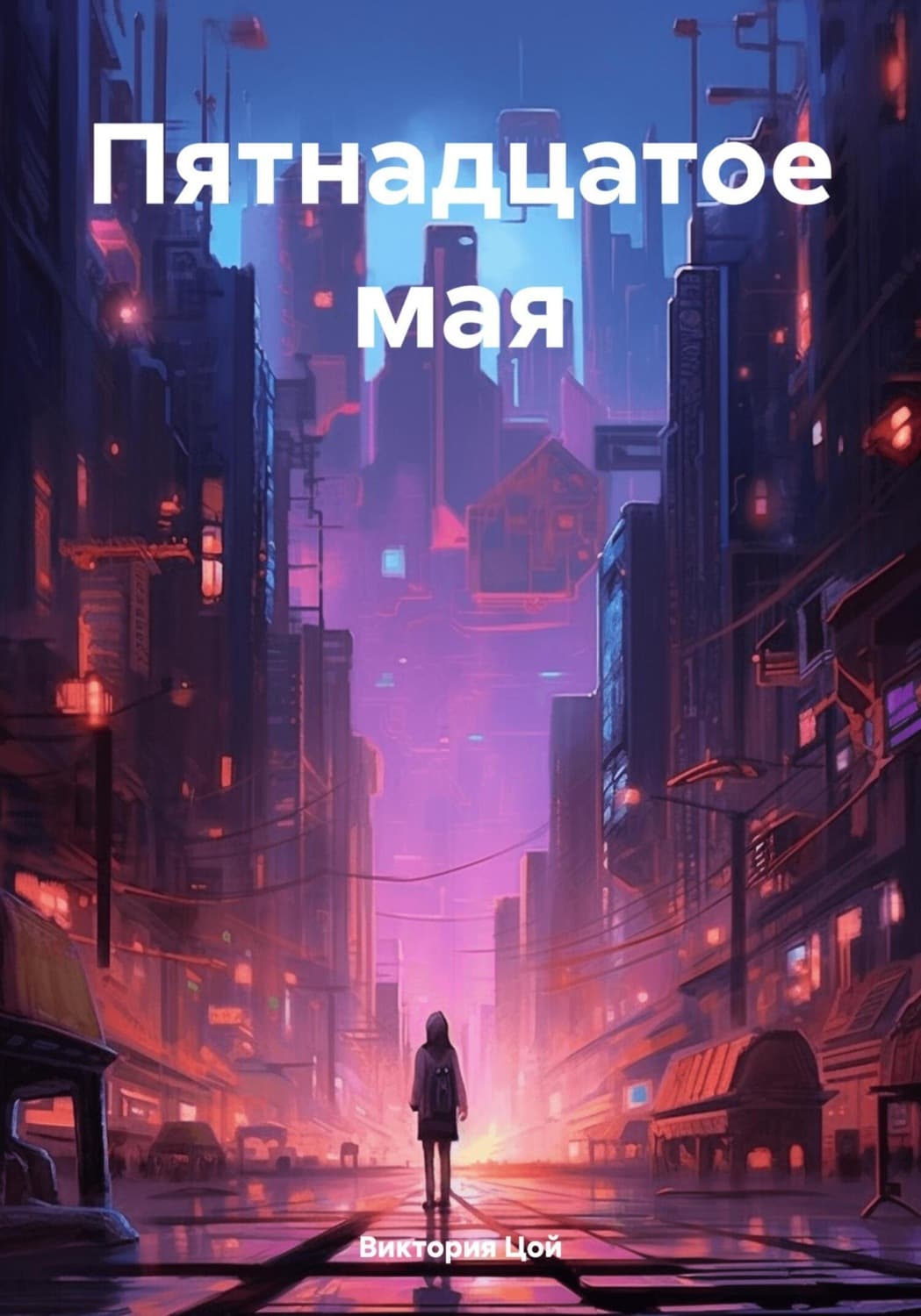 Обложка книги «Пятнадцатое мая» — Владимир Цой