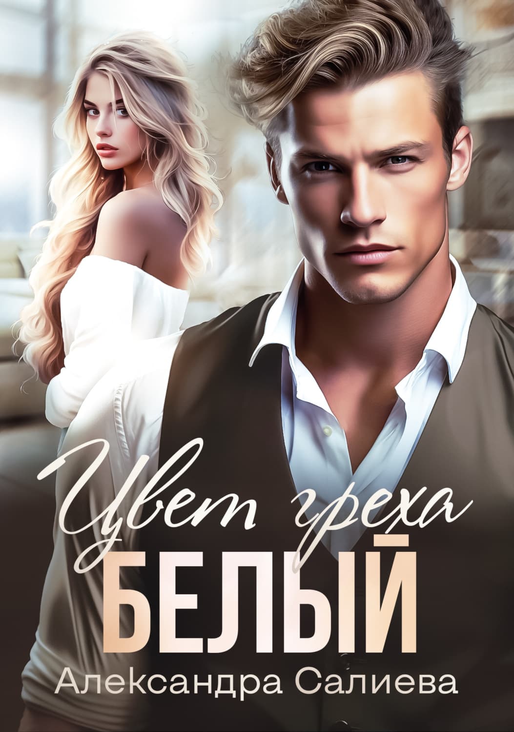 Обложка книги «Цвет греха. Белый» — Александра Салиева