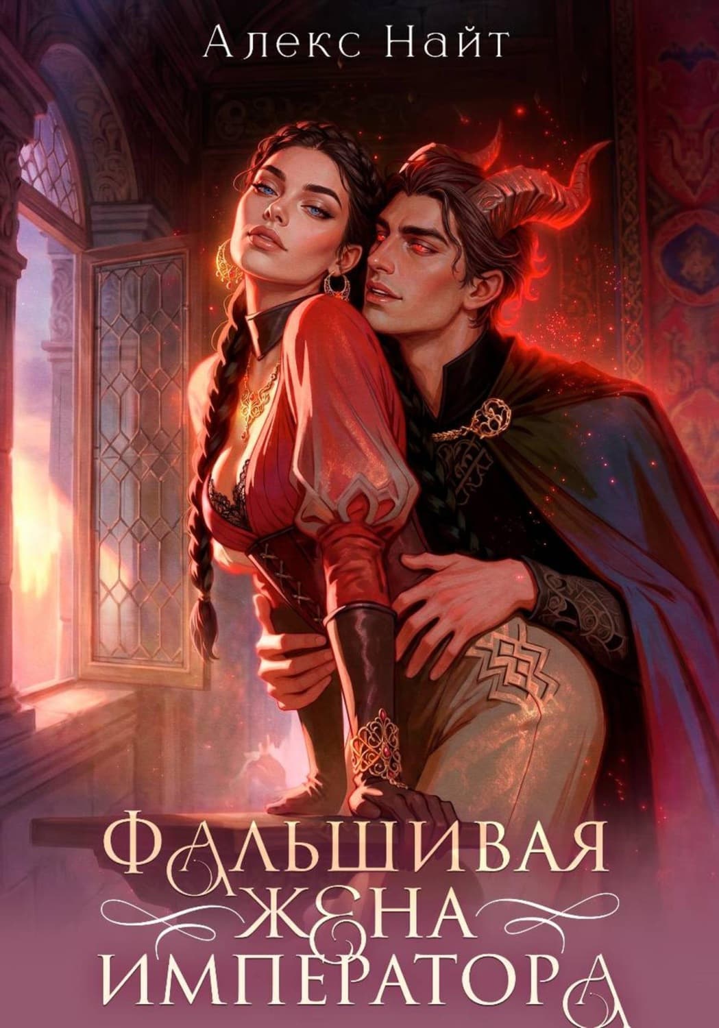 Обложка книги «(Не)истинные. Фальшивая жена императора» — Алекс Найт