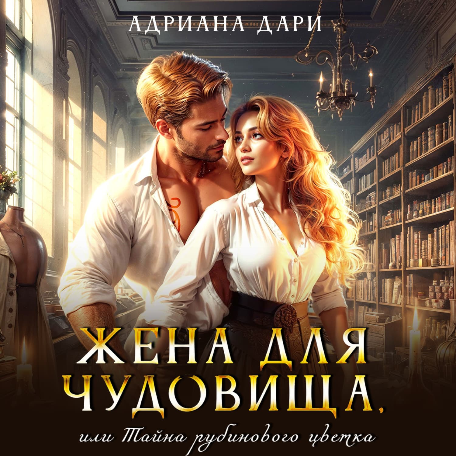 Обложка книги «Жена для Чудовища, или Тайна рубинового цветка» — Анна Дари
