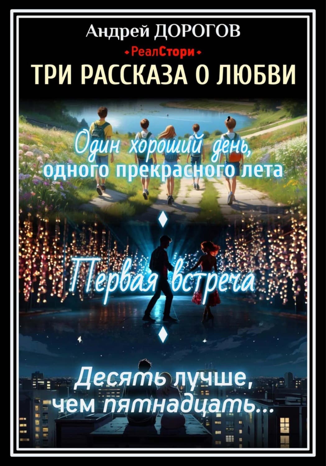 Обложка книги «Три рассказа о любви» — А. Ю. Дорогов