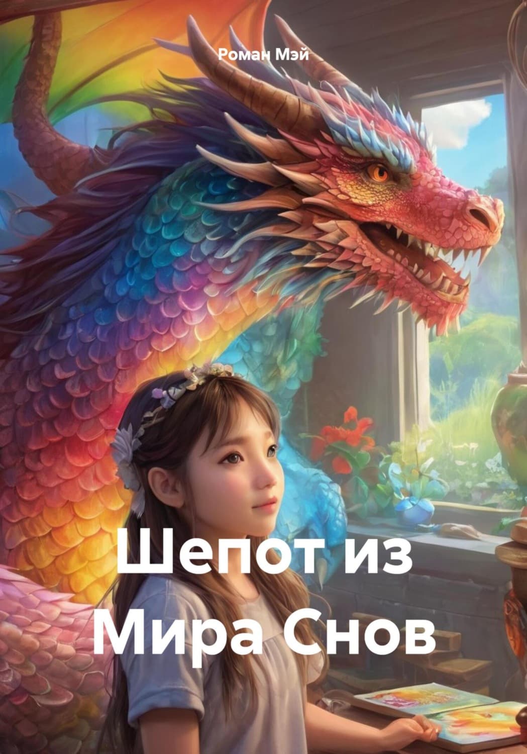 Обложка книги «Шепот из Мира Снов» — Роу Мэй