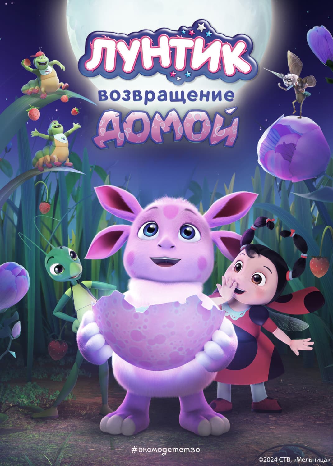 Обложка книги «Лунтик. Возвращение домой» — Анна