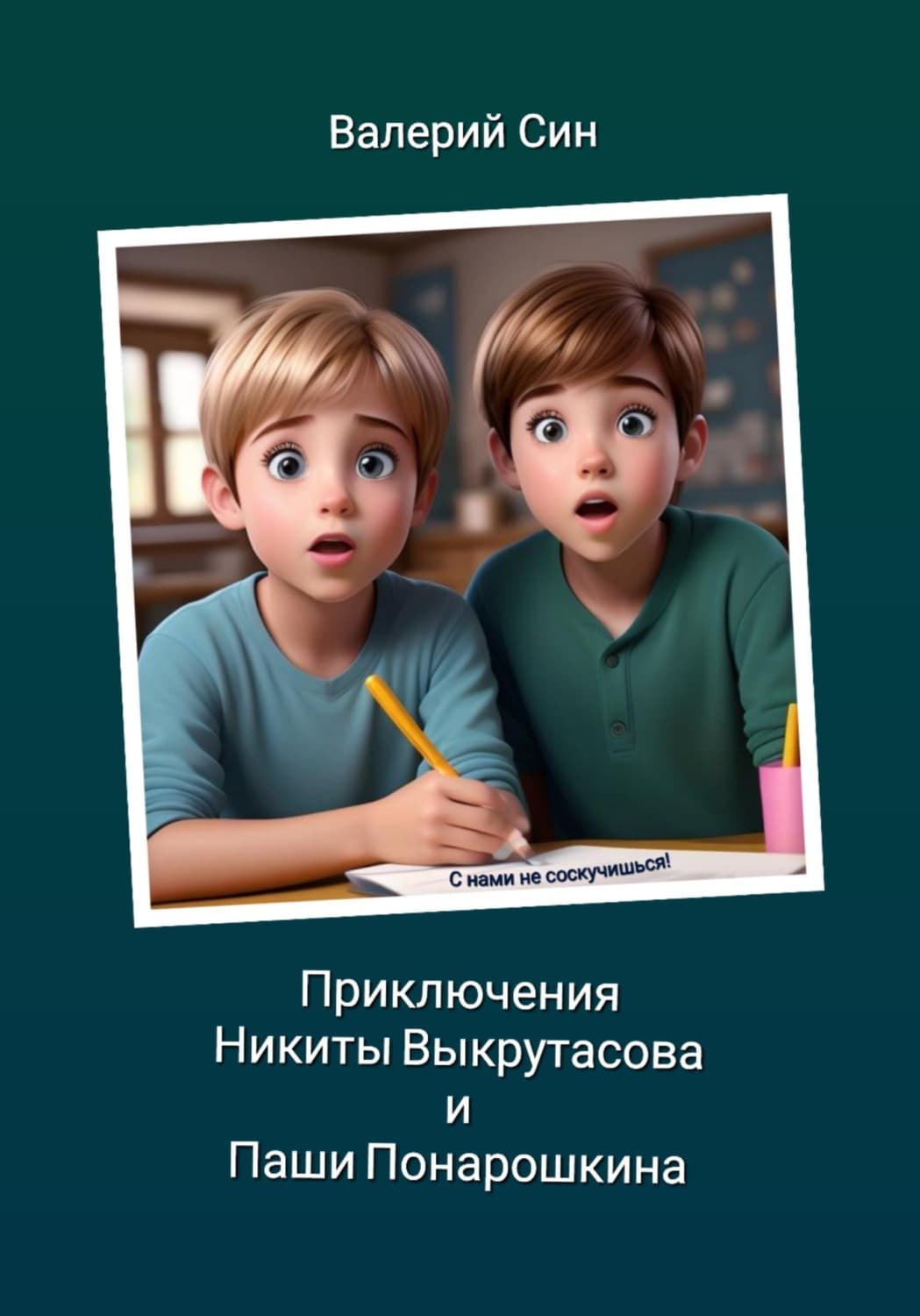 Обложка книги «Приключения Никиты Выкрутасова и Паши Понарошкина» — Валерий Син