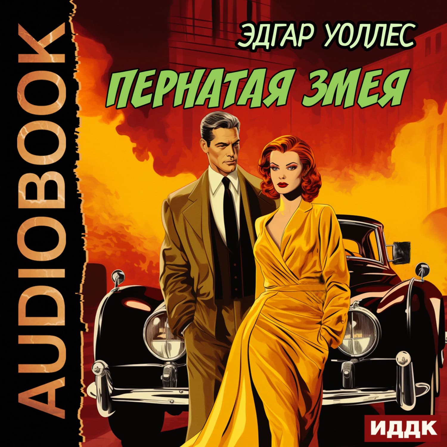 Обложка книги «Пернатая змея» — Эдгар Уоллес