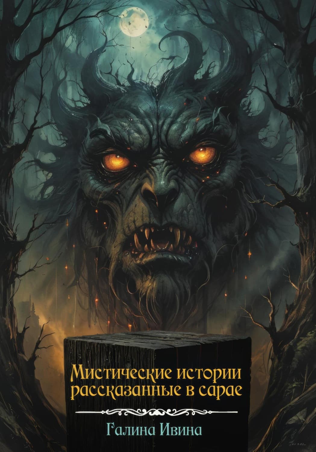 Обложка книги «Мистические истории, рассказанные в сарае» — Галина Ивина