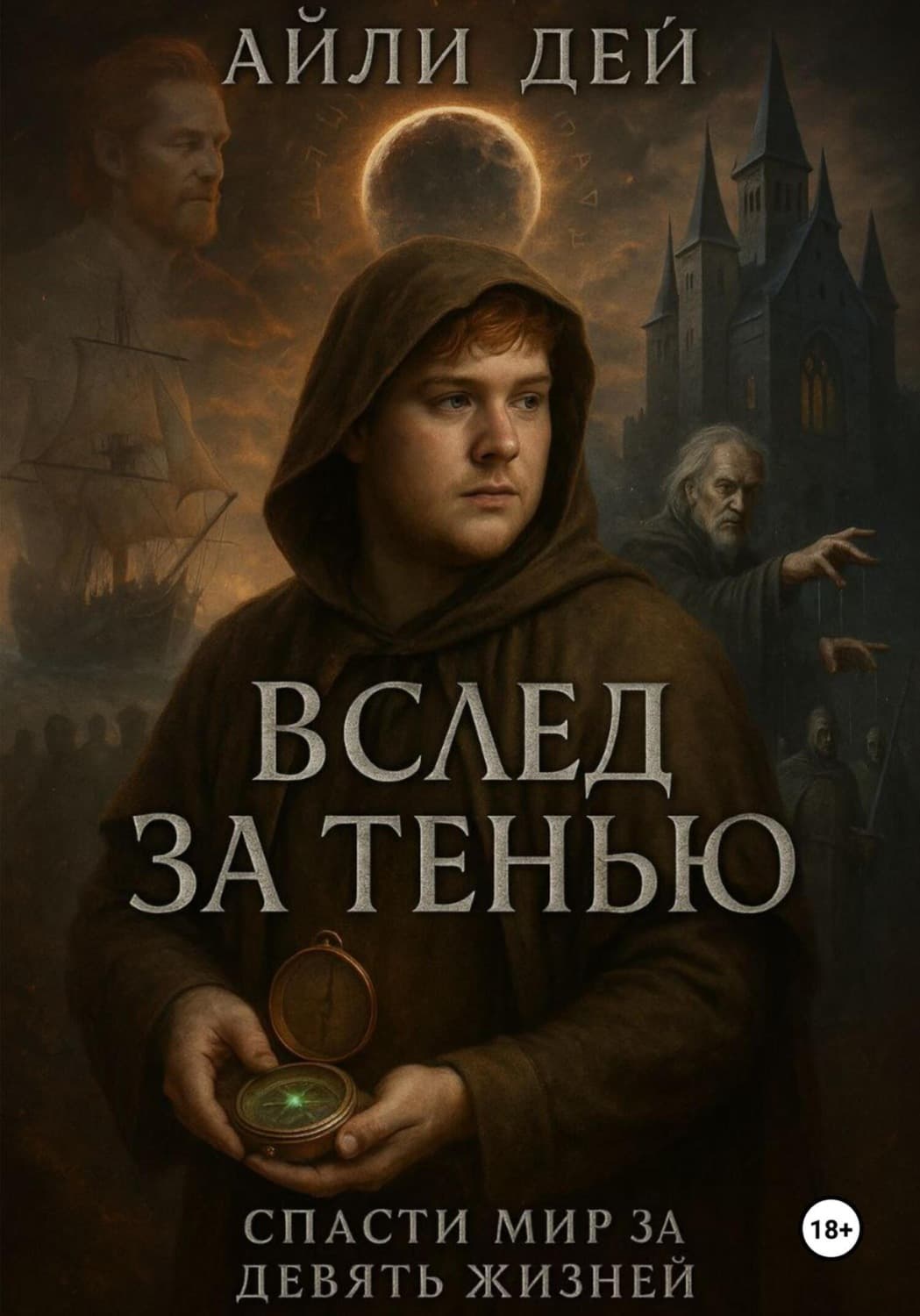 Обложка книги «Спасти мир за девять жизней. Вслед за тенью» — Александр Дей
