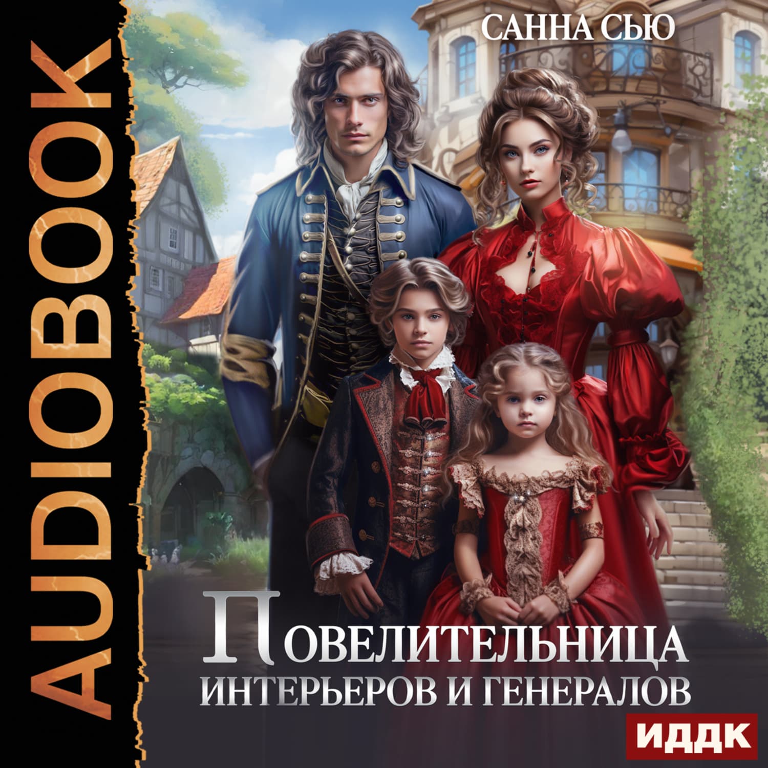 Обложка книги «Повелительница интерьеров и генералов» — Санна Сью