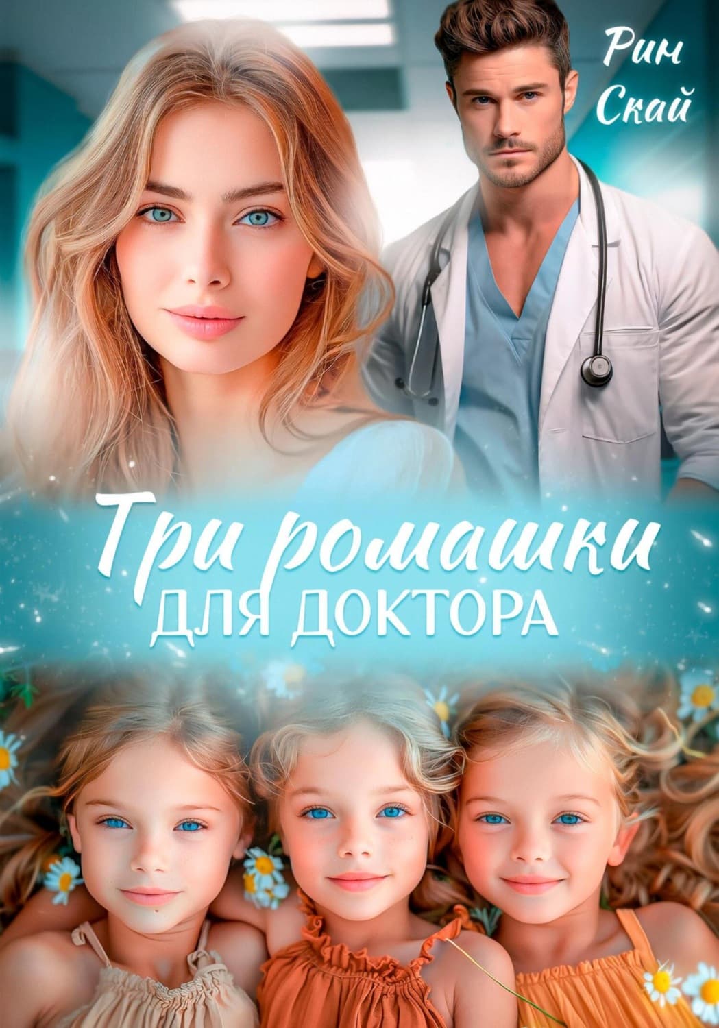 Обложка книги «Три ромашки для доктора» — Рин Скай