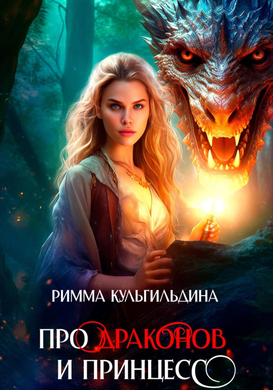 Обложка книги «Про драконов и принцесс» — Римма Кульгильдина