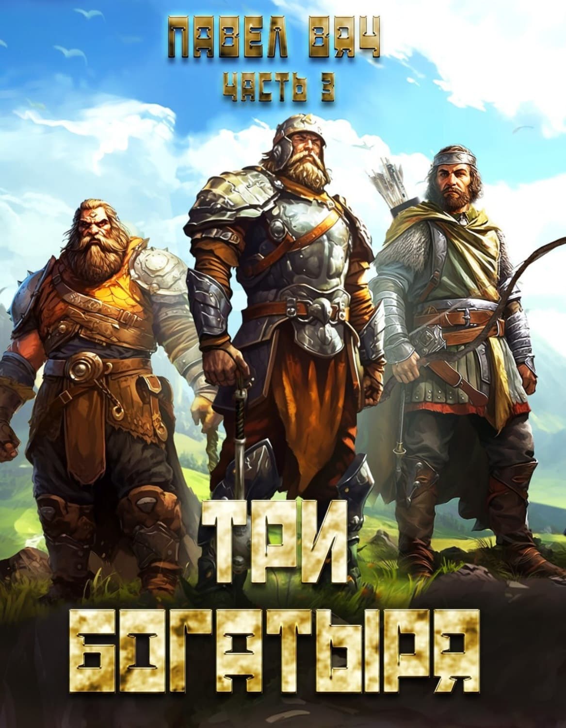 Обложка книги «Три богатыря. Часть 3» — Павел Вяч