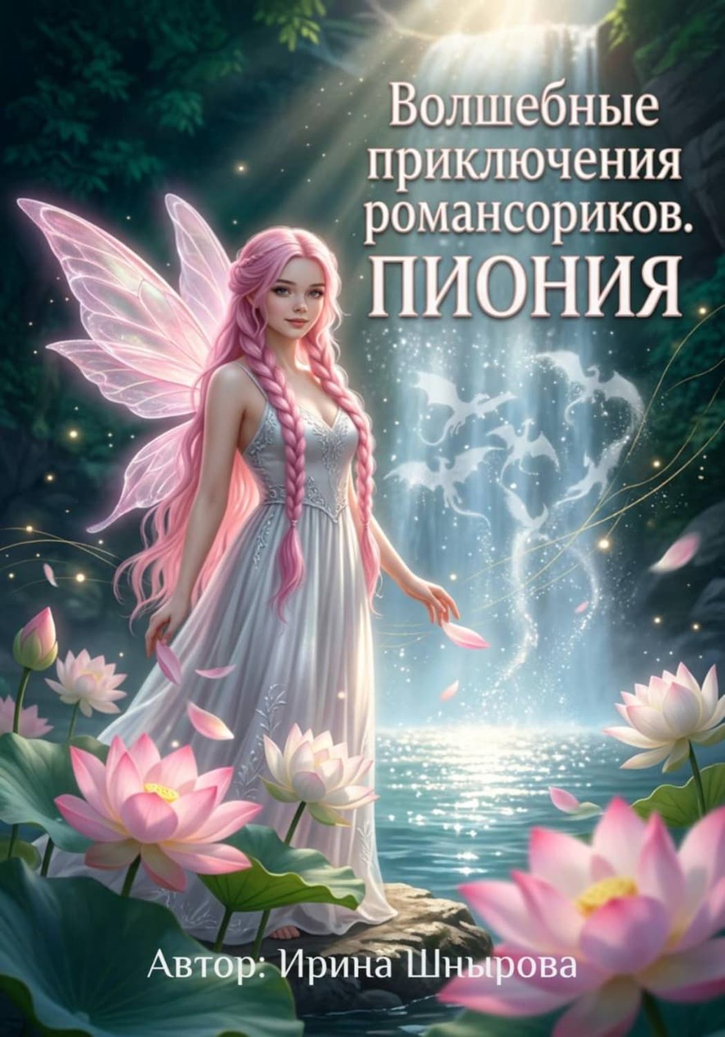 Обложка книги «Волшебные приключения романсориков. Пиония» — Ирина Шнырова