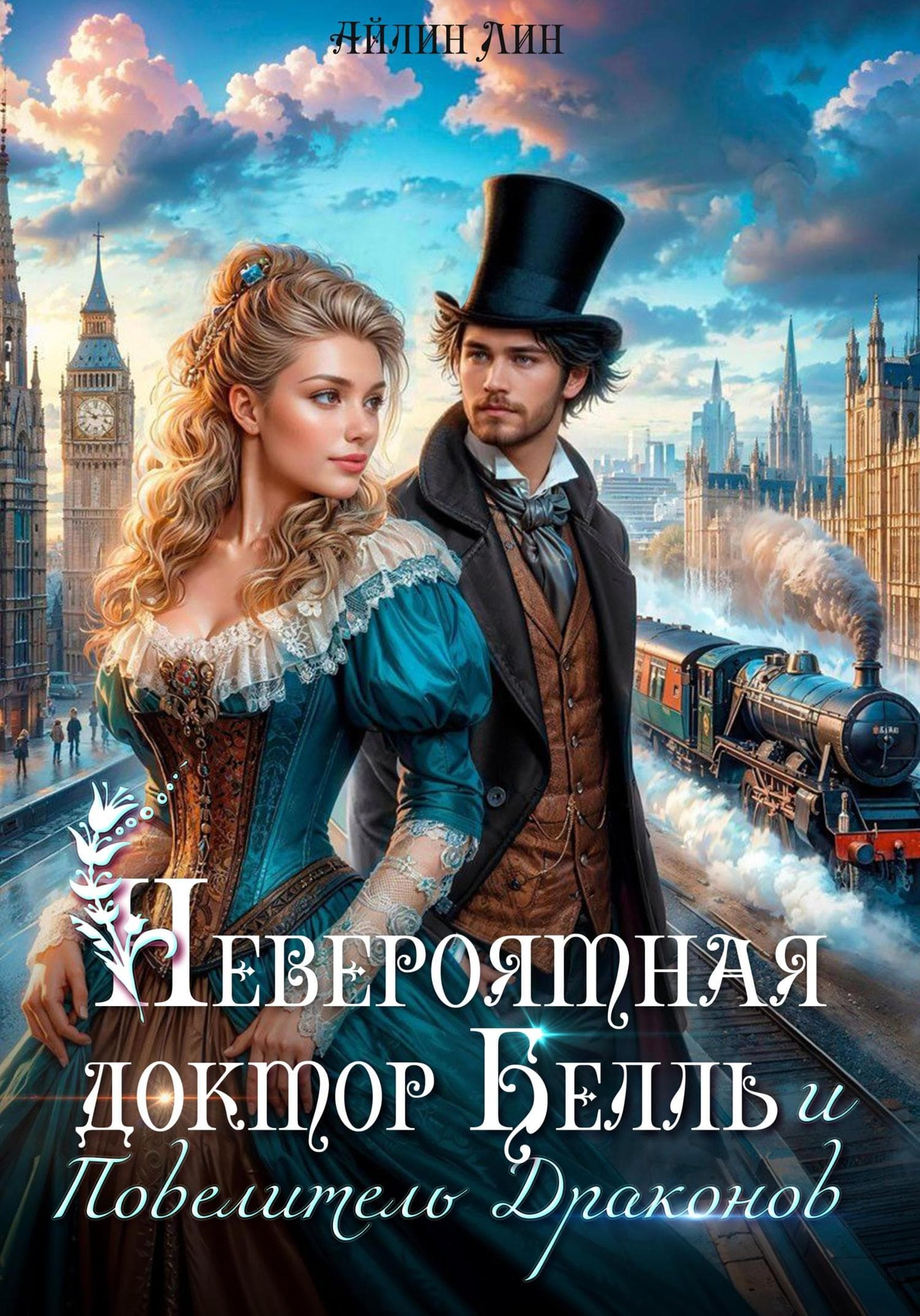 Обложка книги «Невероятная доктор Белль и Повелитель драконов» — Лин Айлин