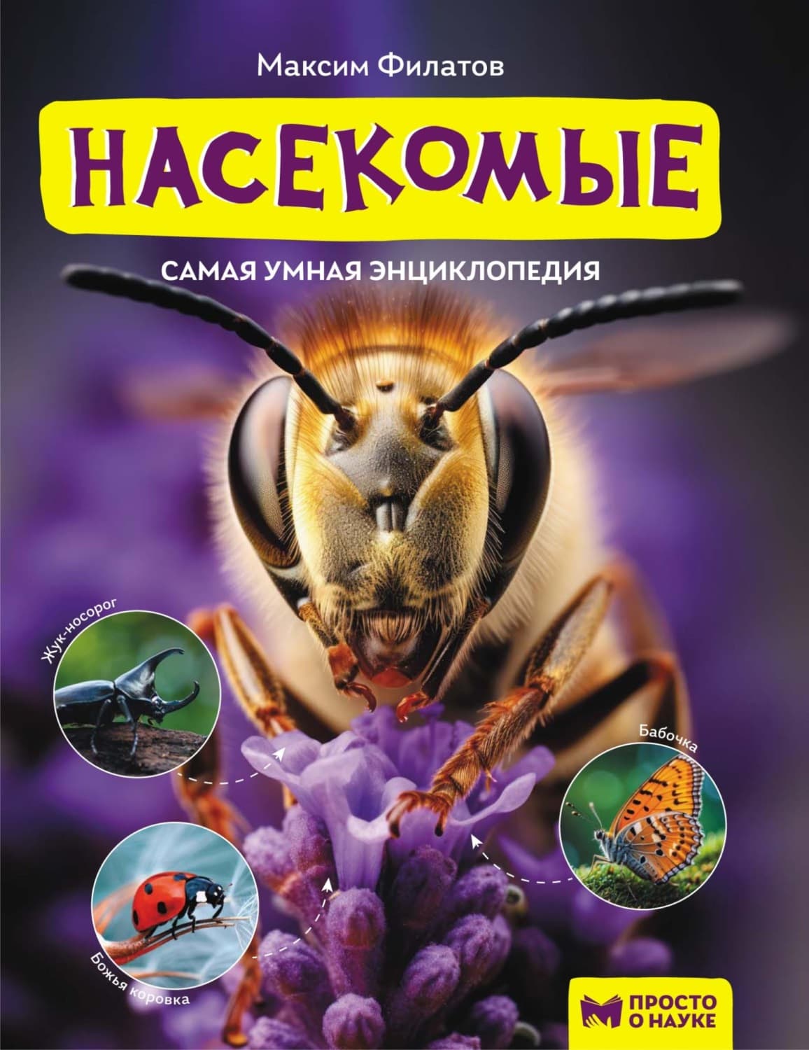 Обложка книги «Насекомые» — М. А. Филатов
