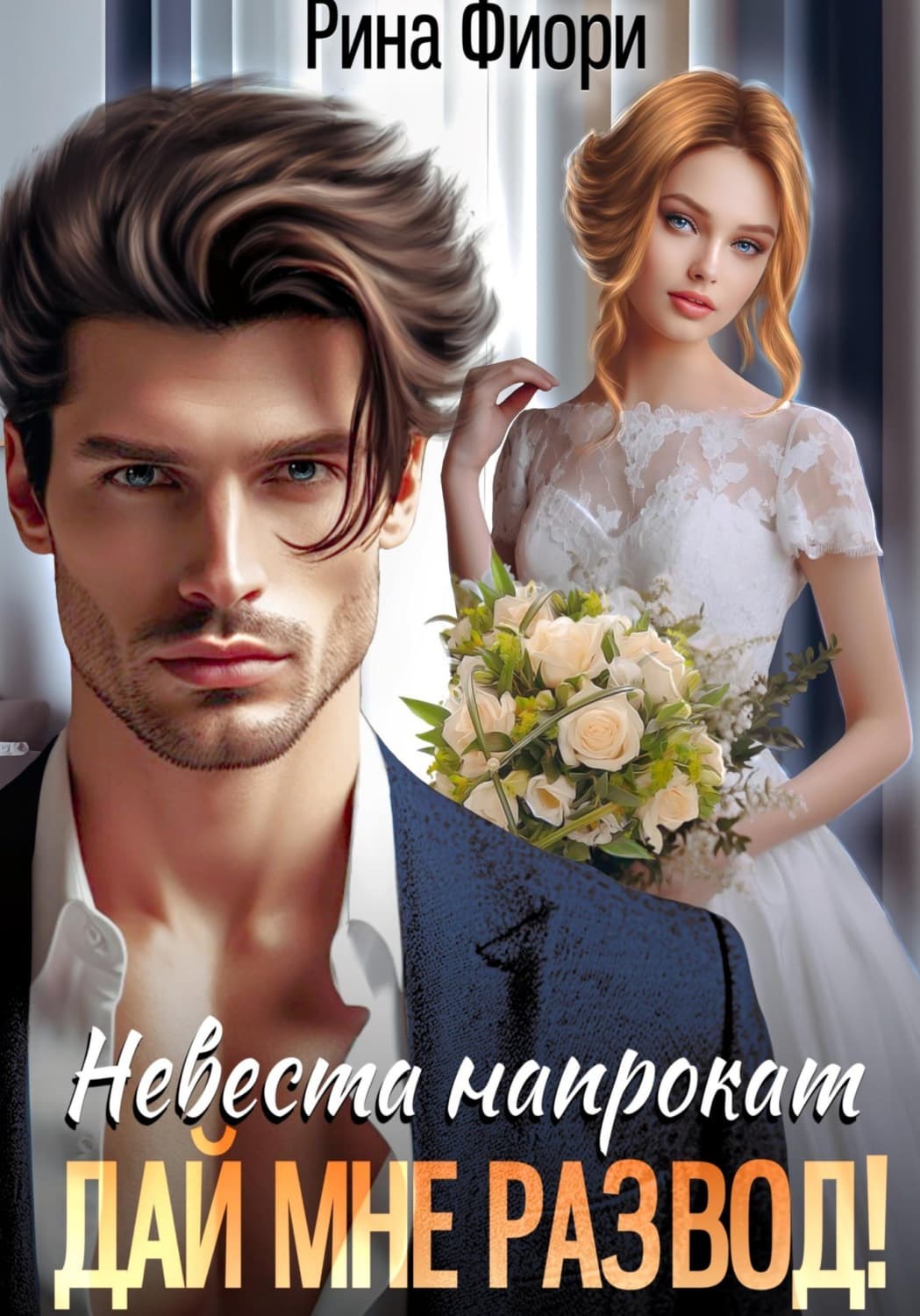 Обложка книги «Невеста напрокат. Дай мне развод!» — Рина Фиори