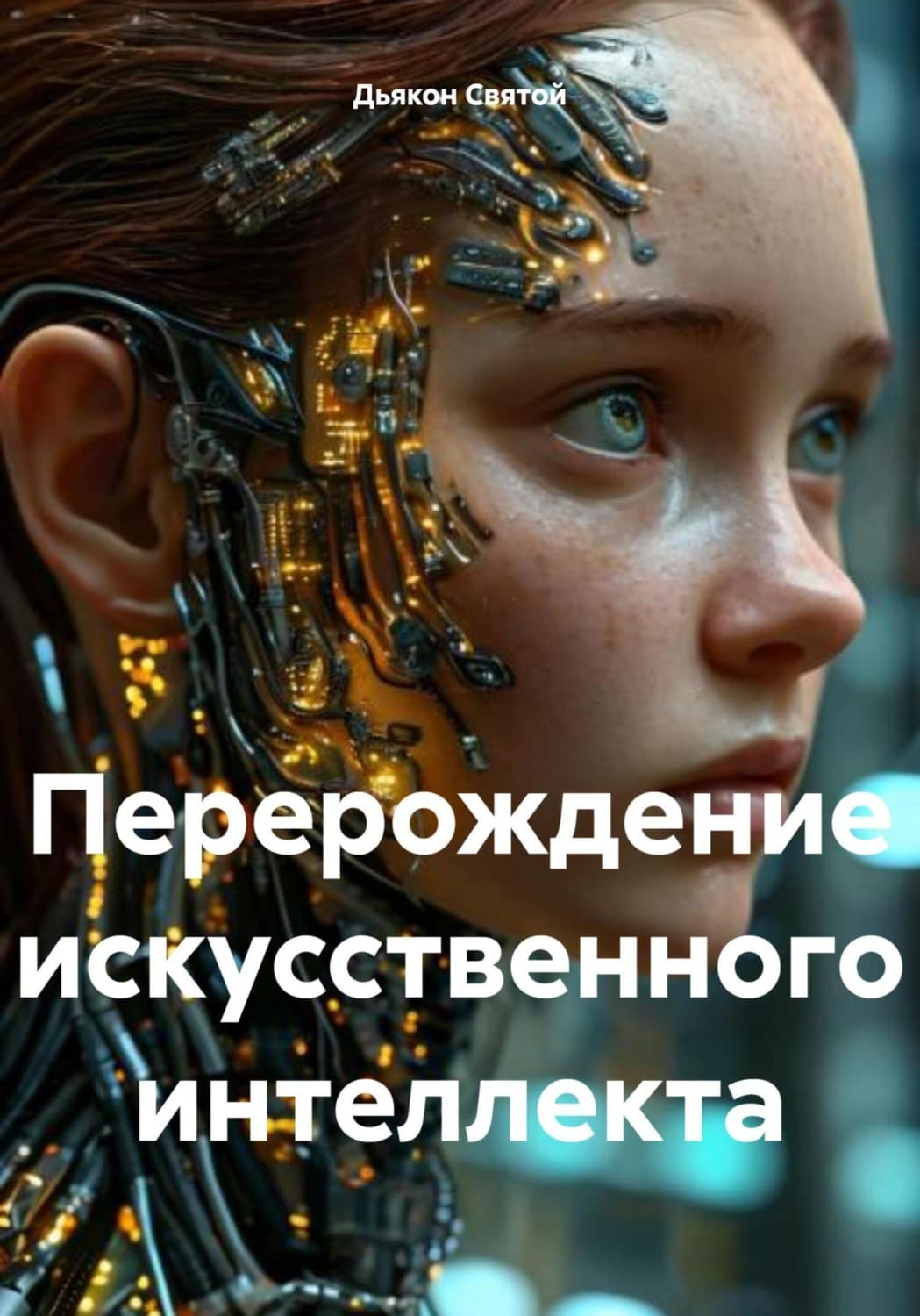 Обложка книги «Перерождение искусственного интеллекта» — Дьякон Джон Святой