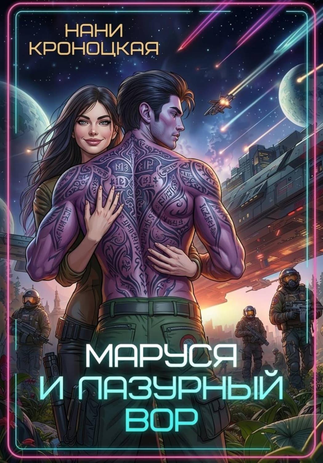 Обложка книги «Маруся и Лазурный вор» — Нани Кроноцкая
