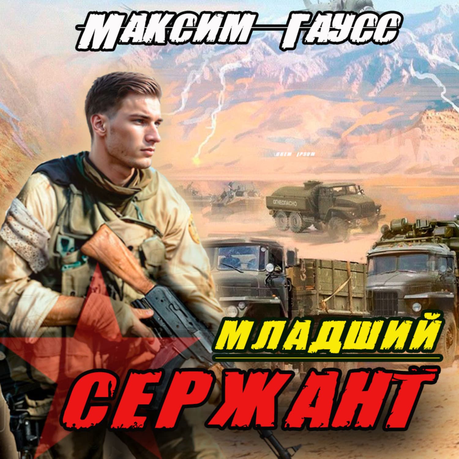 Обложка книги «Мл. сержант. Назад в СССР. Книга 3» — Максим Гаусс