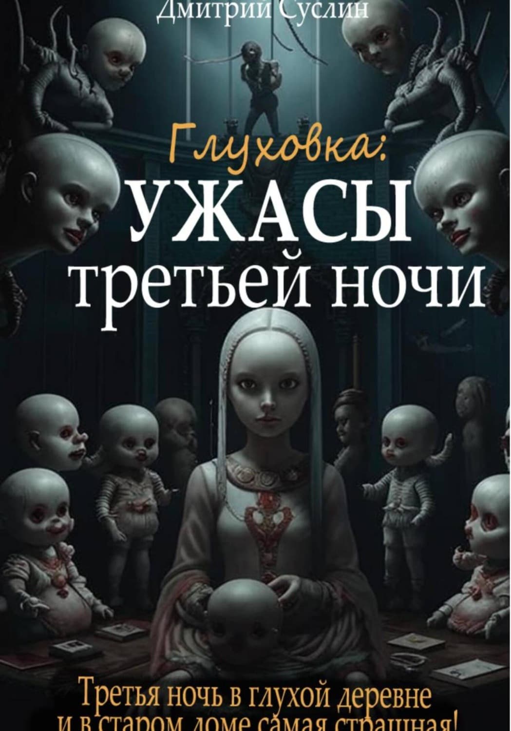 Обложка книги «Глуховка: Ужасы третьей ночи» — Дмитрий Суслин