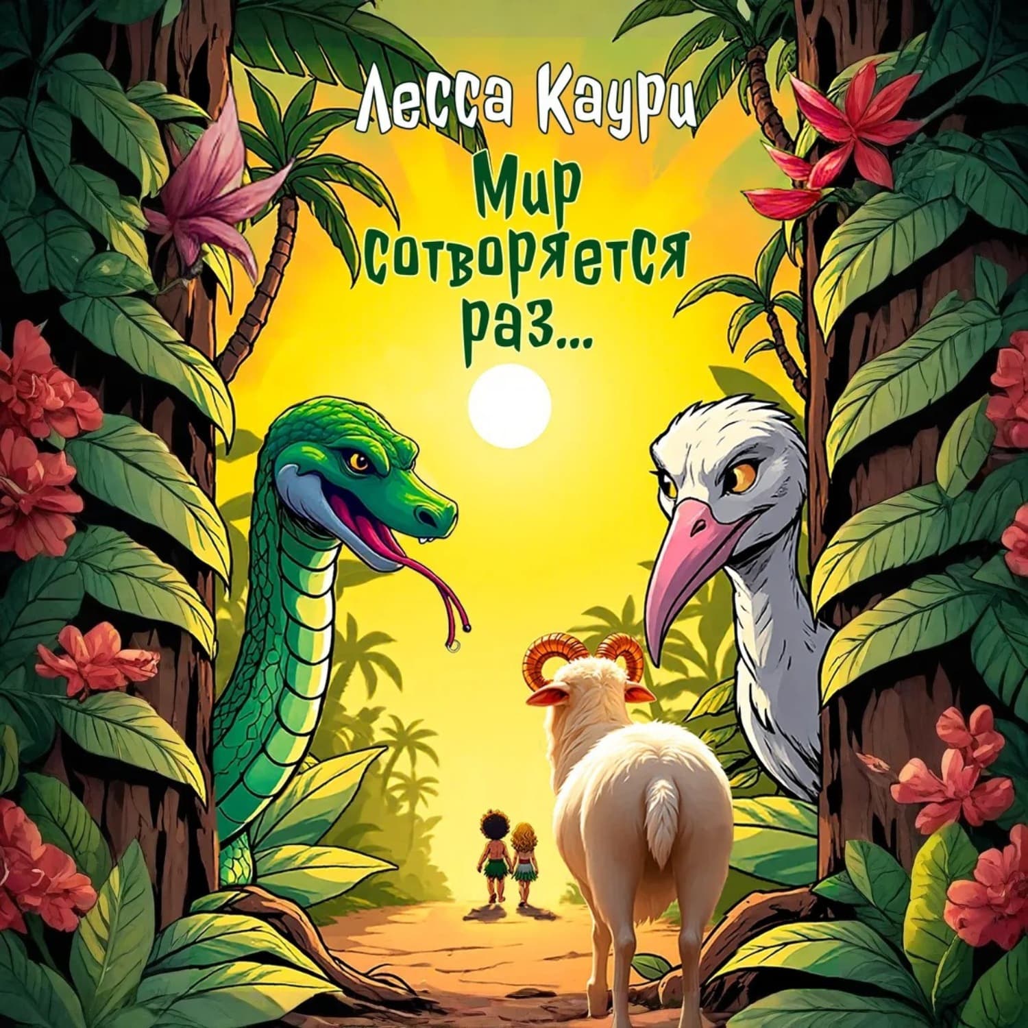 Обложка книги «Мир сотворяется раз…» — Лесса Каури