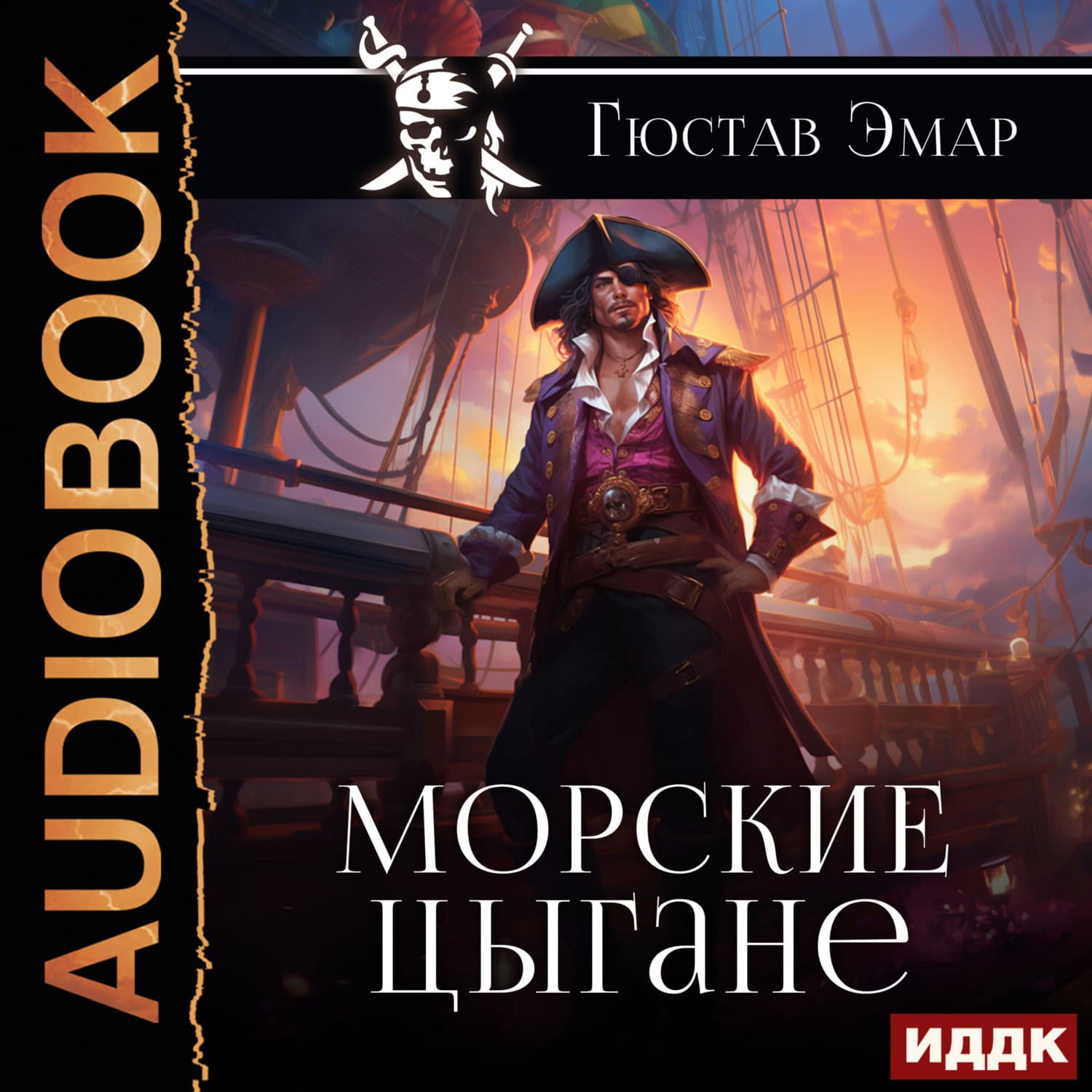 Обложка книги «Морские цыгане» — Густав Эмар